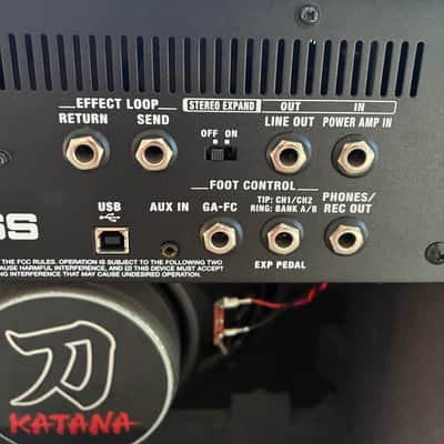 Boss Katana-100 MkII 100-Watt 1x12" Digital Modeling Guitar Combo 2019 - 2023 - Black image 7