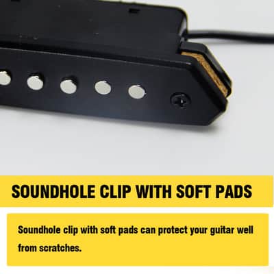 Skysonic A-710 Magnetic Passive Pickup for Acoustic Guitar Above 90mm Sound-hole,price include the import duty for US buyer image 4