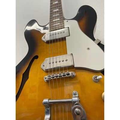 Epiphone Casino VS Bigsby Hollowbody Electric Guitar in Vintage Sunburst Pre-Owned image 8