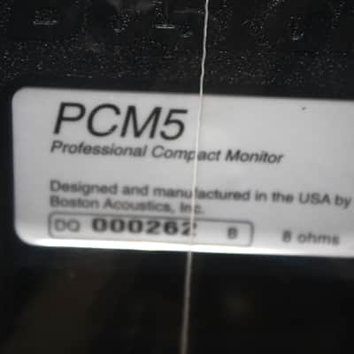 Boston Acoustics Professional Compact Monitors PCM5 NEW IN BOX image 4