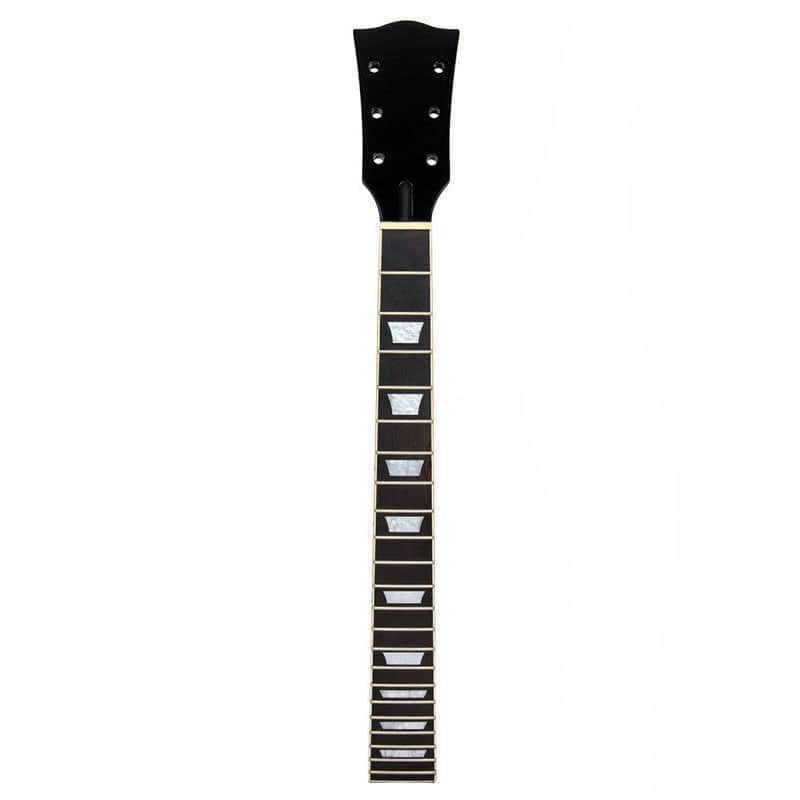 Les Paul SG Style 22 Frets Guitar Neck, Black image 1