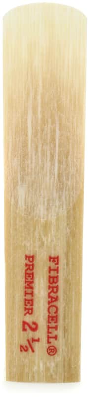 Fibracell FASR-MS2.5 - Premier Alto Saxophone Reed - 2.5 (5-pack) Bundle image 1