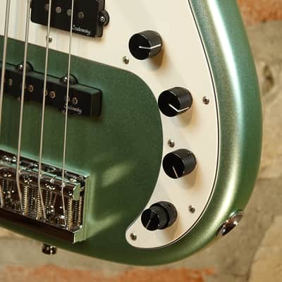 SADOWSKY MetroLine Hybrid PJ 21-4 Corde - Made in Germany - Sage Green Metallic Satin image 13