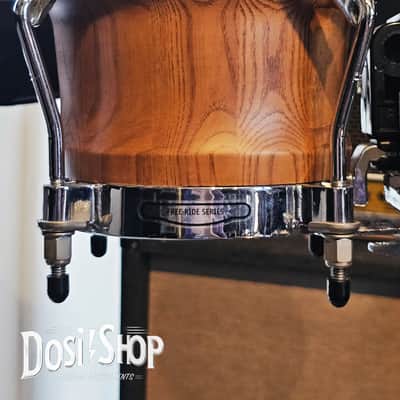Meinl WB500ZFA-M Free Ride Series Woodcraft Bongos - Zebra Finished Ash image 3