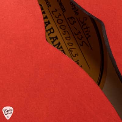Gibson ES-335 Satin Cherry 7.11 #230050063 image 15