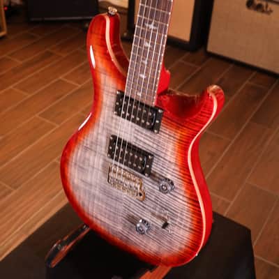 PRS SE Custom 24 - Charcoal Cherry Burst 2509 image 5