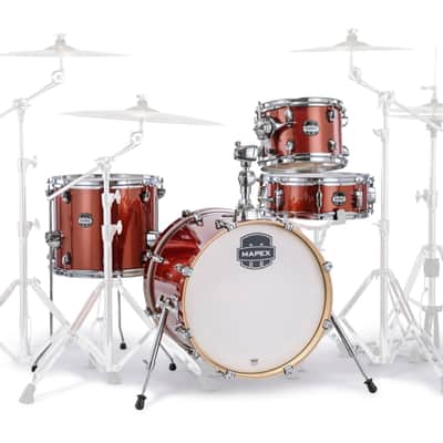 MAPEX - MA486SOR Mars Birch Be Bop 4 pezzi Blood Orange Sparkle image 1