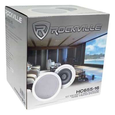 (12) Rockville HC655-16 6.5" 500 Watt In-Ceiling Home Theater Speakers 16 Ohm image 21