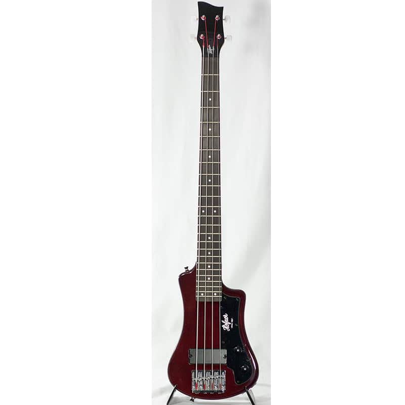 Hofner Shorty Bass Guitar Root Beer with Gigbag image 1