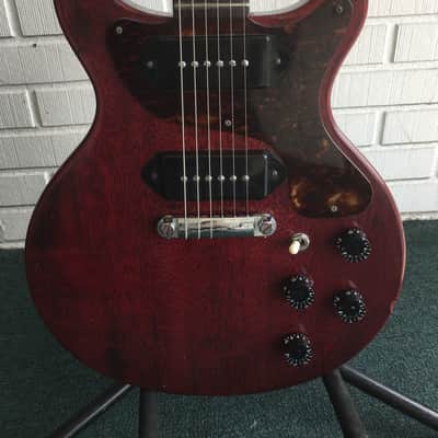 Vintage MIJ 1970's Madeira by Guild EG-150 LP Jr Double Cut Two P-90 Pickups Electric Guitar & HSC image 2