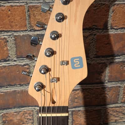 Monoprice S-Style Electric Guitar Red image 2