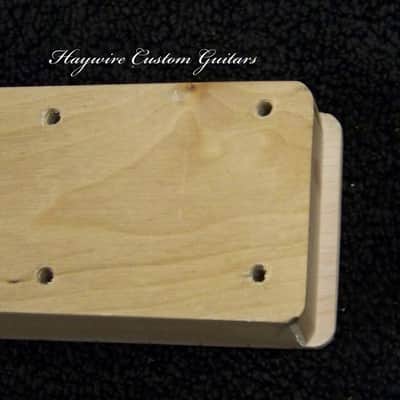 All Maple Right Hand standard 25-1/2" scale GUITAR NECK with Tuners 22 Fret Fender Tele and Strat Compatible Neck  New Satin Nitro Finish with Frets Leveled, Crowned and Polished Frets and Includes Custom Nut Perfectly Cut for Low Action! image 3