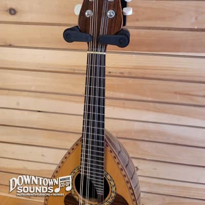 1970s Made in Japan Conqueror CM-815 Bowl-Back Mandolin with Hard Case - Natural, 1lbs 9oz image 6