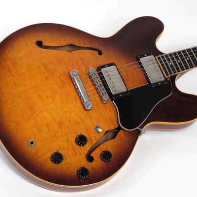 Gibson ES-335 Dot Reissue 1986 Sunburst ~ Super Flame Top and Back image 2