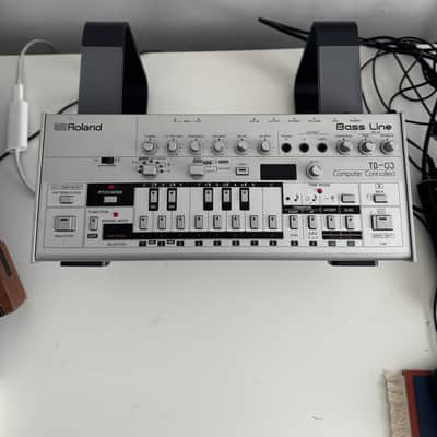 Roland TB-03 Boutique Series Synthesizer Module Bass Line Synthesizer 2016 - Present - Silver