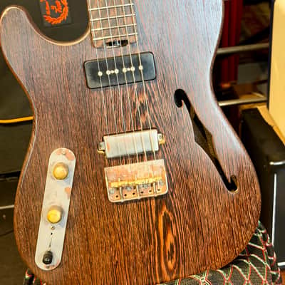 Sondelli Guitars TH CUSTOM Wenge & Kiri Thinline  Exclusive for Al’s Music Factory LEFTY / GAUCHER/ ZURDA  (Weight 2’7 Kg)  2026 image 8