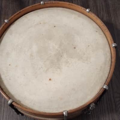 Leedy? Antique Wood Snare Drum Early 1880-1910 Coltskin Leedy 1880-1910 - natural image 4
