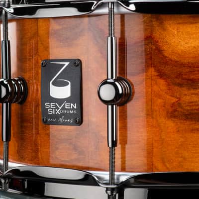 Seven Six Drum Company 6.5x14  "The Canarywood" Custom Snare Drum 2022 Canarywood High Gloss Polyest image 5