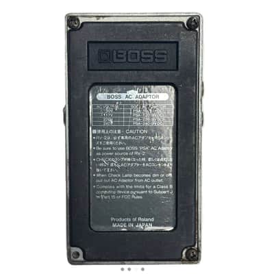 Boss RV-2 Digital Reverb Effects Pedal | Vintage | Made in Japan image 3