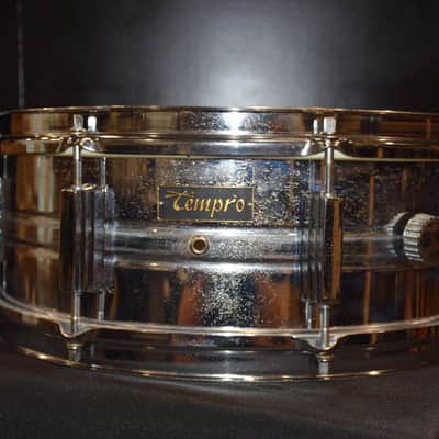 1970’s Tempro 5X14 Chrome Snare Drum image 1