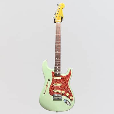 Fender American Professional II Stratocaster Thinline Limited-Edition Electric Guitar 2024 - Transparent Surf Green image 7