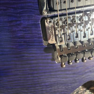 B.C. Rich NJ Warlock 1990s - Blue with upgrades image 3