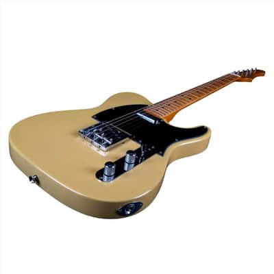 JET Guitars JT-350-BSC T-Style Electric Guitar - Butterscotch image 4