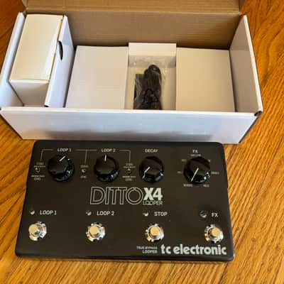 TC Electronic Ditto X4 Looper 2016 - Present - Black image 5