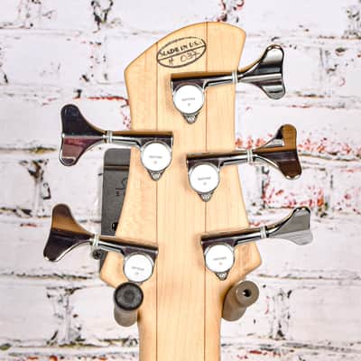 Roscoe Guitars - Keith B Roscoe Standard 5 String Bass, Sunburst Flame - w/Bag - x0037 - USED image 10