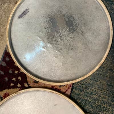 Used Vintage Gretsch 14” Permatone Drumheads Mid-60s image 4