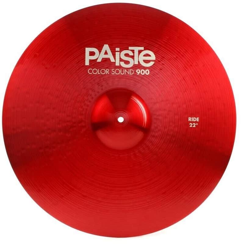 Paiste Color Sound 900 Red 22" Medium Ride Cymbal/New/Model # CY0001921622 image 1