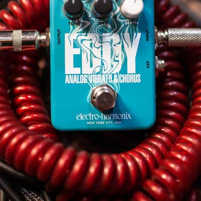 Electro-Harmonix - Eddy Analog Vibrato Guitar Effects Pedal - Floor Model image 2