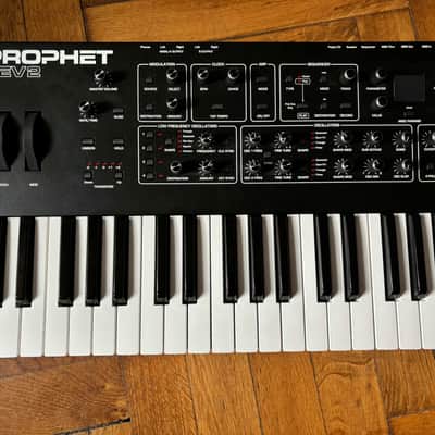 Sequential Prophet Rev2 61-Key 16-Voice Polyphonic Synthesizer 2018 - Present - Black with Wood Sides image 3