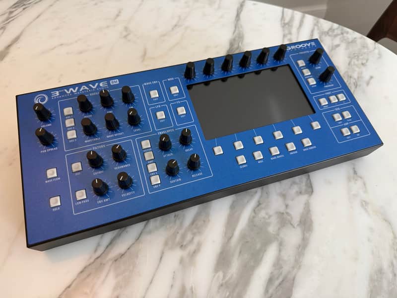 Groove Synthesis 3rd Wave 8M 8-Voice Desktop Synthesizer 2025 - Present - Blue image 1