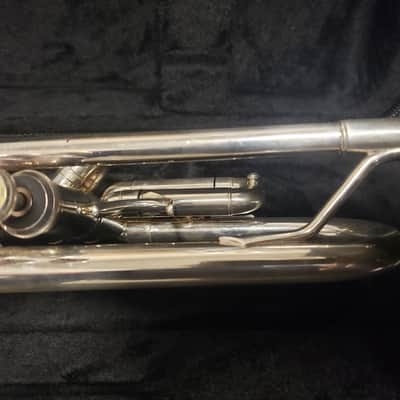Bach TR200S Silver Intermediate Trumpet!  Serviced, New Case, Gorgeous! image 5
