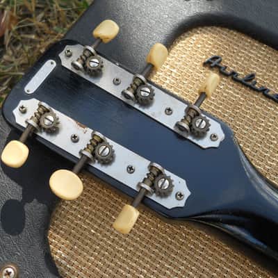 1964 Airline 7214 Amp in Case With Guitar Combo, 2 Pickup, Original, Plays Great! image 11