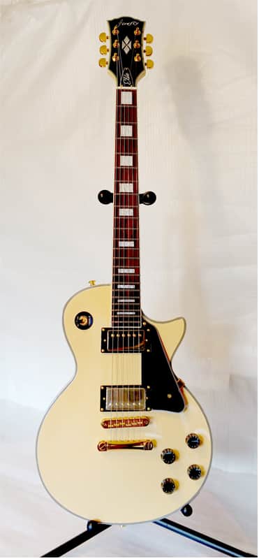 Firefly FFLPS-NWY-1238 Elite Series Electric Guitar - Cream Yellow image 1