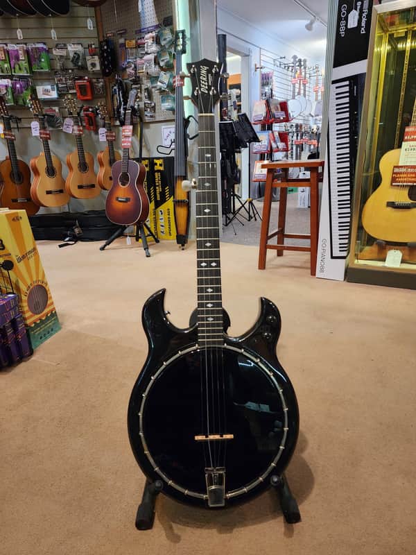 Used 2005 Deering Crossfire Electric Banjo with Case image 1