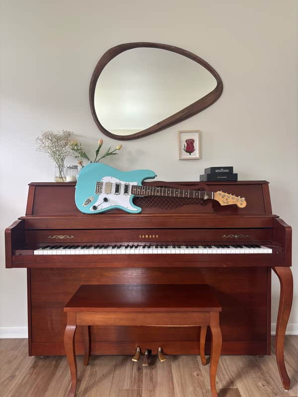 Daphne Blue 2000's Strat w/ Lambertones Crema and Hi/Lo Trons image 1