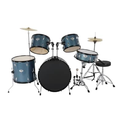 🎸5 Piece Full Size Acoustic Drum Kit with Snare, Cymbal, and Throne🎸 image 3