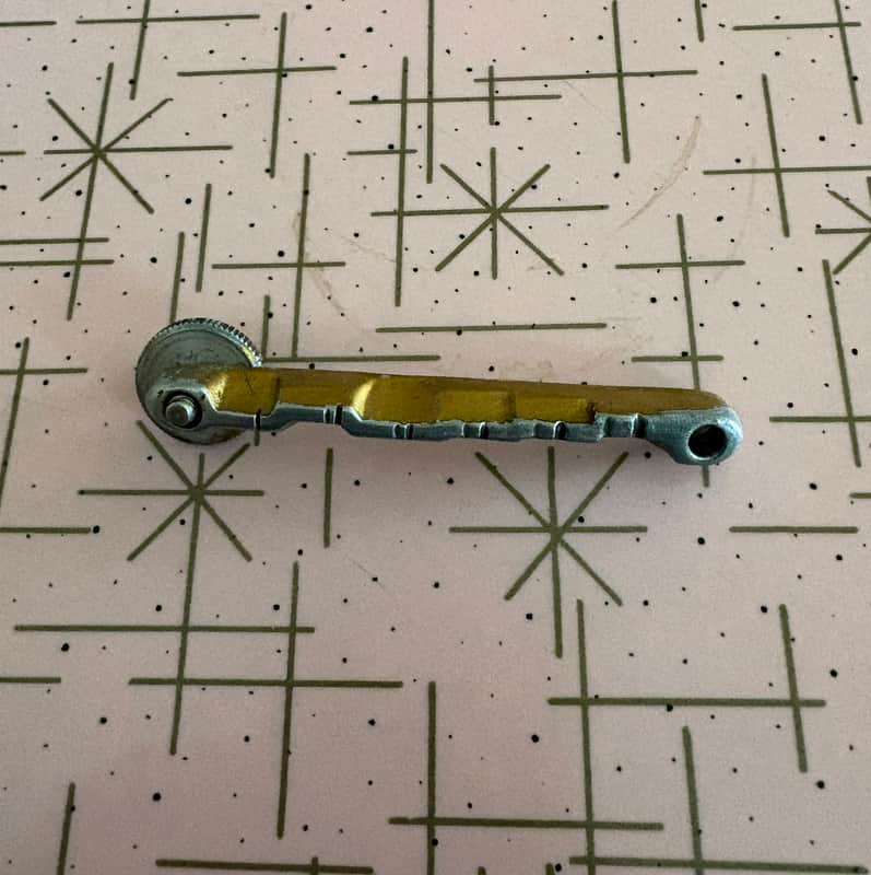 Vintage Bigsby Saddle 1960s aluminum gold good shape image 1