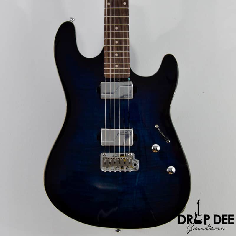 Sterling By Music Man Sabre Electric Guitar w/ Bag - Deep Blue Burst image 1