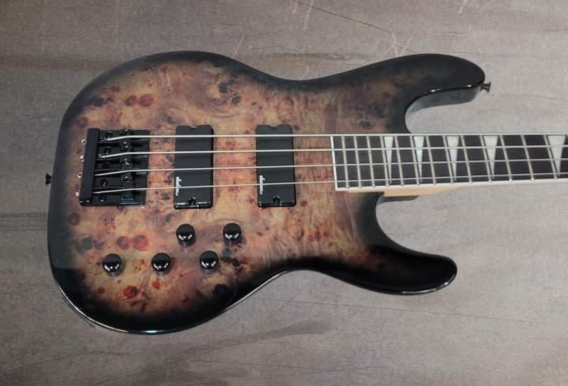IN-STOCK! Jackson JS Series JS3P Concert Bass in Trans Black burst image 1