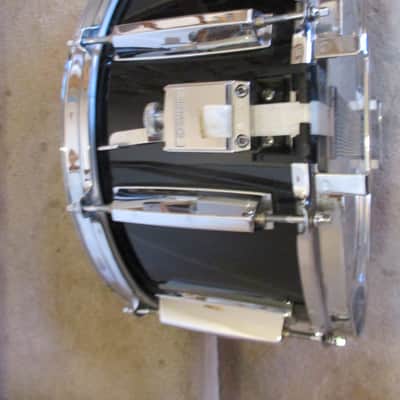 Yamaha Vintage Recording Custom Snare Drum, 14 X 6.5, Black Lacquer, Japan Made - 1983! image 5