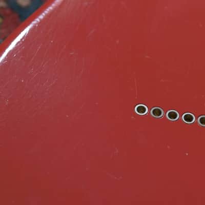 MB Guitars 62-S  2024 - Fiesta Red Hardtail image 14