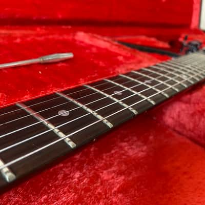 Washburn HM-5V Guitar.  1985 - Black Bloodburst. Extremely Rare Vintage Made in Japan image 4