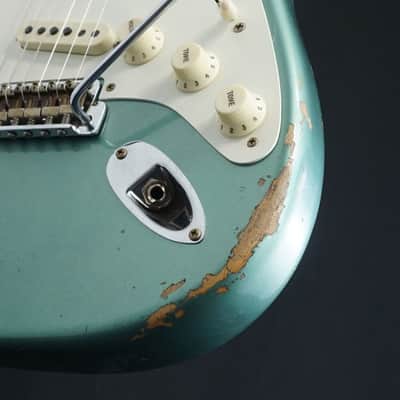 Fender Custom Shop [USED] 2021 Spring Event Limited Edition Re-Order 1957 Stratocaster (Fadad Sherwood Green Metallic) [SN.CZ566897] image 9