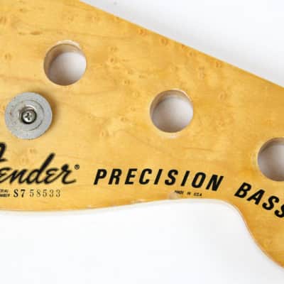 1976-1977 Vintage Fender Precision Bass ~Birds Eye Maple~ Rosewood Fretboard 4-Bolt NECK PBass 1970s USA image 14