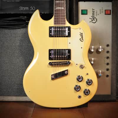 Guild S-100 Polara White 1977 image 1
