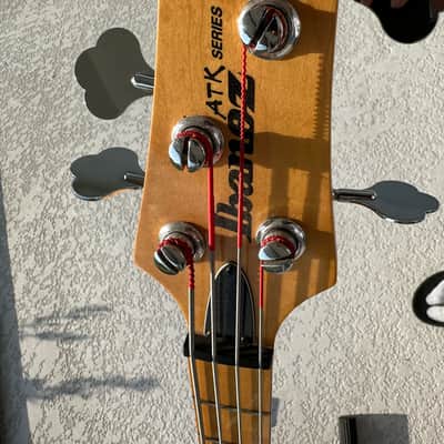 Ibanez ATK 300 Bass (1994 *First Year of Production) Natural Ash / Maple Board image 12